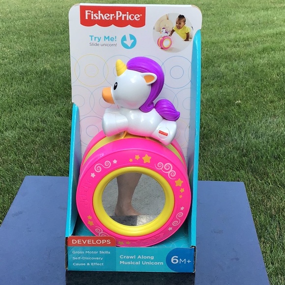 fisher price crawling unicorn